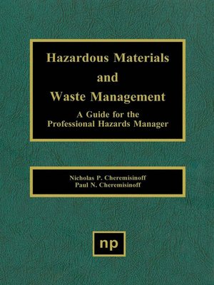 cover image of Hazardous Materials and Waste Management